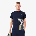 Lacoste Kleding Lacoste T-shirt Heren-Donkerblauw