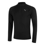 Puma Kleding Puma Velocity Cloudspun 1/4 Zip Hardloopshirt Heren-Zwart