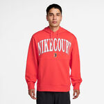 Nike Kleding Nike Court Dri-FIT Fleece High Rise Sweater Met Capuchon Heren-Rood