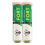 Dunlop Tennisballen Dunlop Fort All Court 2x Verpakking 4 Stuks