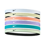 Nike Kleding Nike Nike Flex Classic Haarband Verpakking 6 Stuks-Paars,Wit
