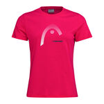HEAD Kleding HEAD Lara T-shirt Dames - rood, 