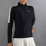 Endless Kleding Endless Kirsch Iconic Ii Longsleeve Dames-Zwart,Goud