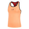 Flow Tanktop Dames - oranje, 