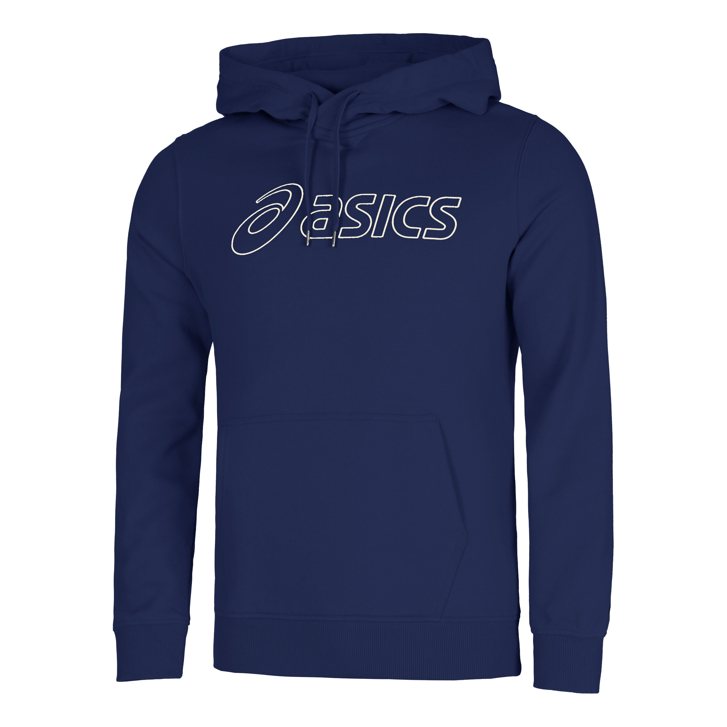 Buy ASICS Logo Sweater Met Capuchon Heren Donkerblauw online Tennis Point NL
