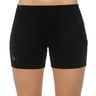 Tight Short Voor Tennisballen Dames-Zwart