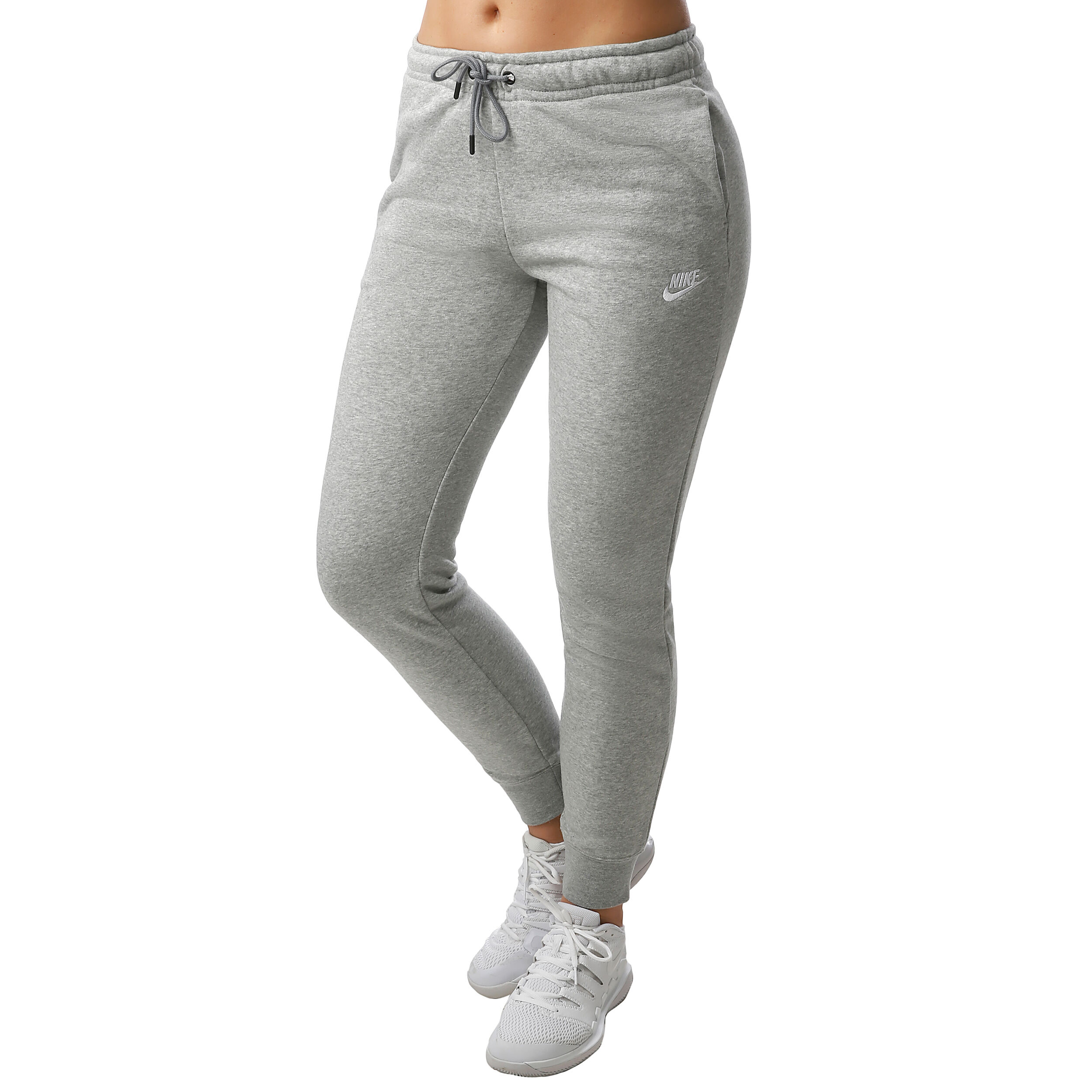 Buy Nike Sportswear Essential Trainingsbroek Dames Lichtgrijs Wit online Tennis Point NL