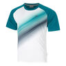 Topspin T-shirt Heren-donkergroen, wit