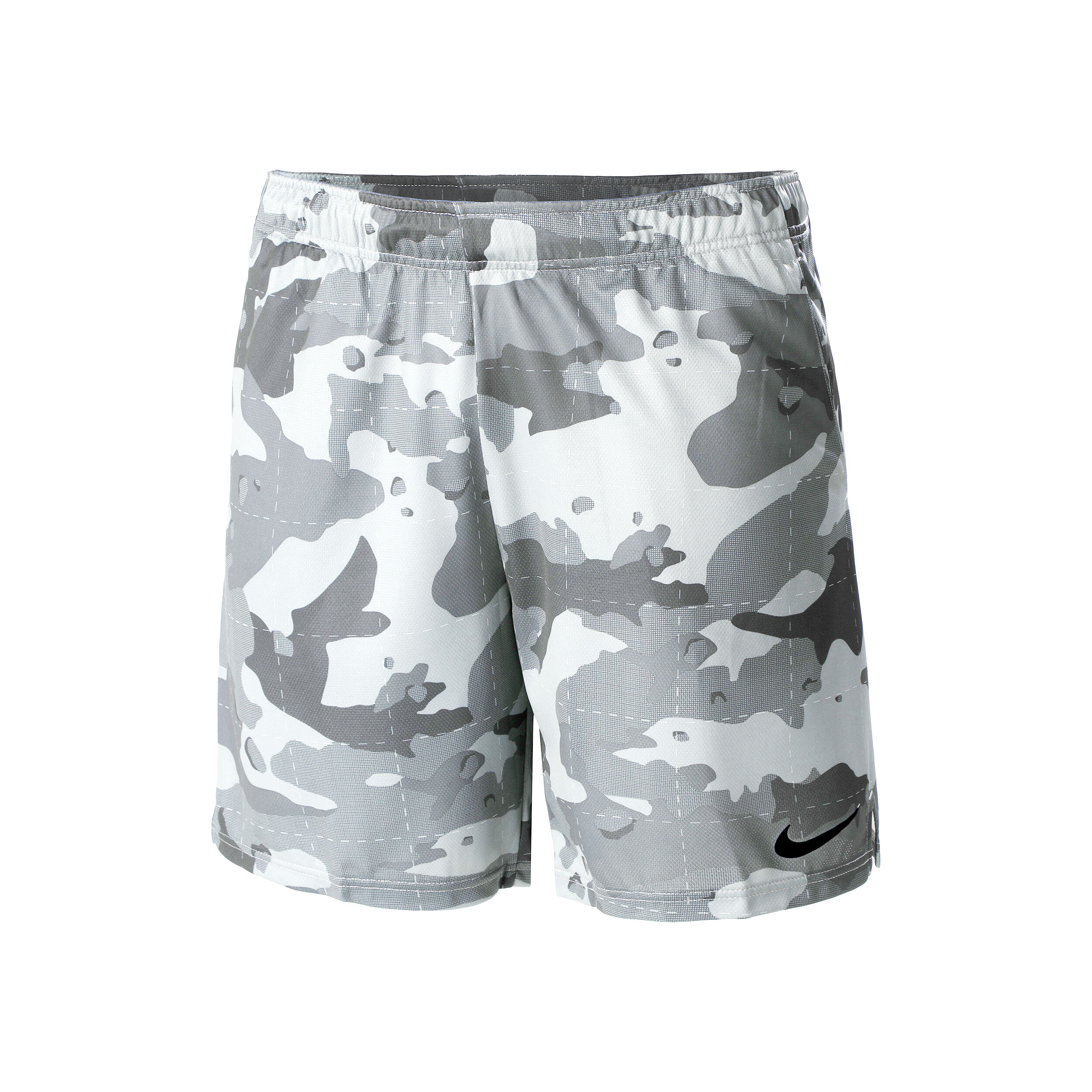 Dri Fit Camo All Over Print 5.0 Shorts Heren Grijs Wit