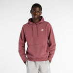 New Balance Kleding New Balance Essentials Fleece Sweater Met Capuchon Heren-Roest