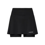 HEAD Kleding HEAD Club Basic Long Rok Dames-Zwart,Zilver