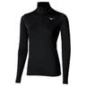Core Impulse Half Zip Hardloopshirt Dames - zwart, 