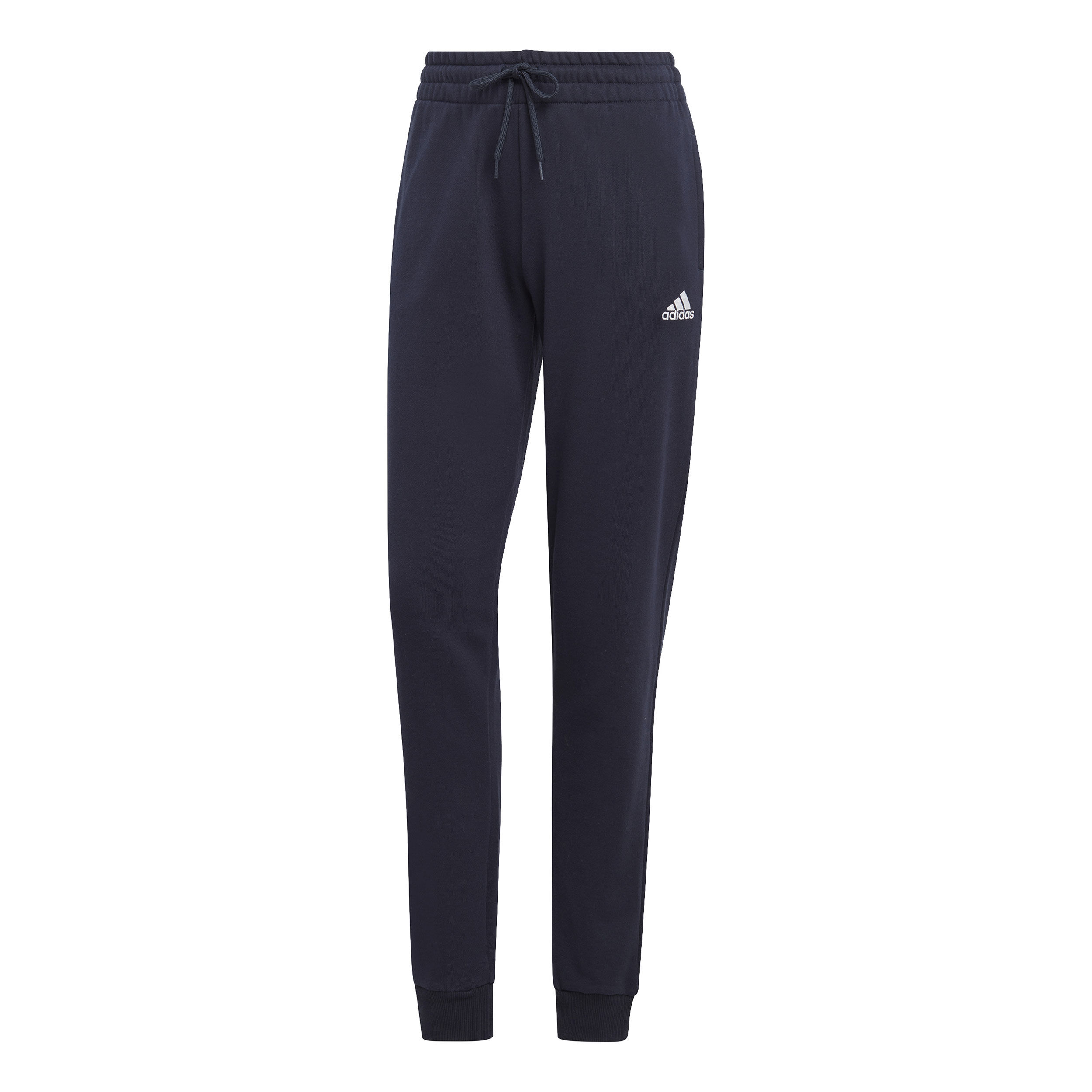Buy adidas Essentials Linear French Terry Cuffed Trainingsbroek Dames Donkerblauw Wit online Tennis Point NL