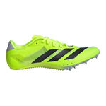 adidas Hardloopschoenen adidas Sprintstar Spikes Unisex-neongroen, zwart