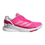 adidas Padel schoenen adidas Crazyquick LS Padel Schoen Dames-Pink,Zilver