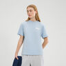 Soffio T-shirt Dames-Lichtblauw,Wit