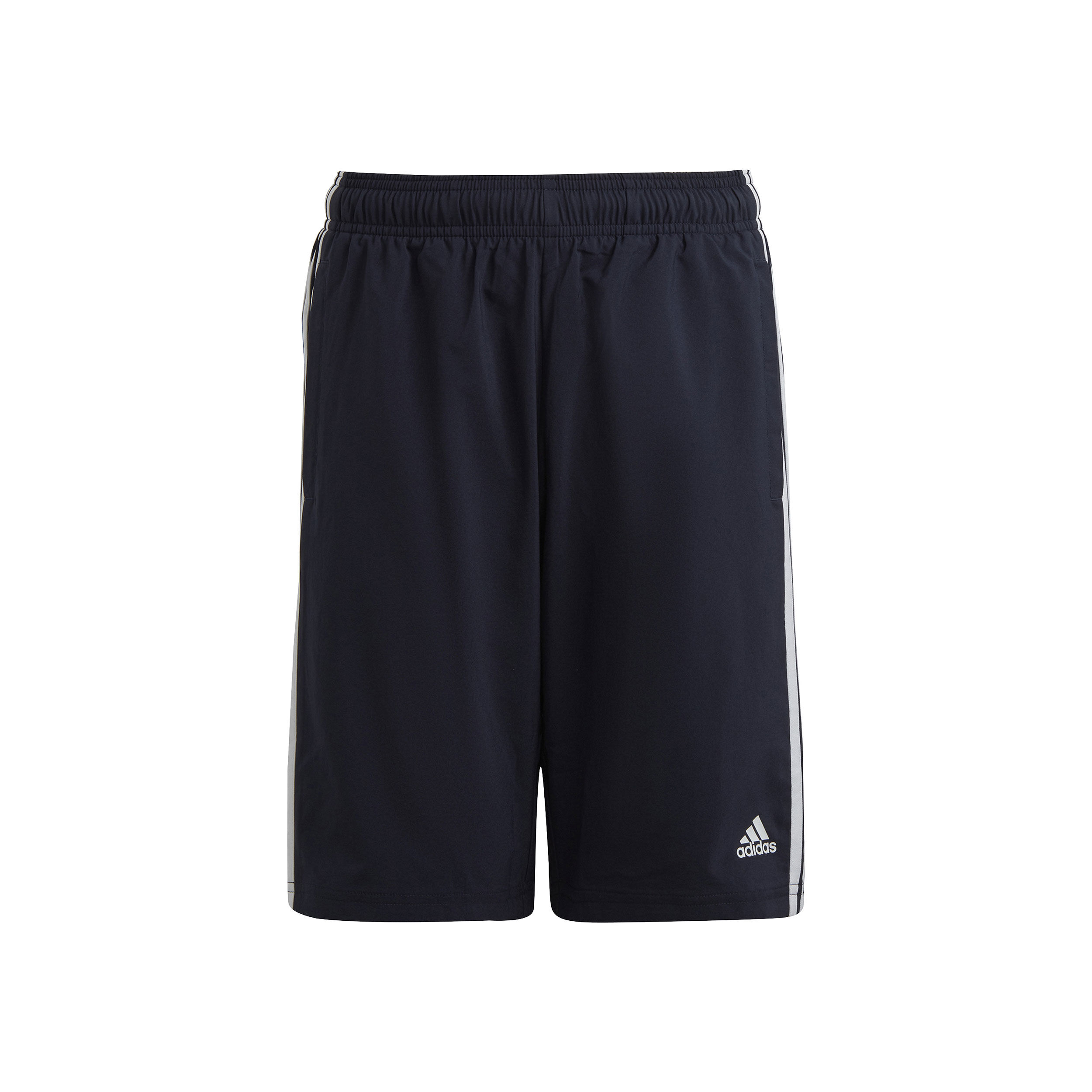 Buy adidas 3 Stripes Woven Shorts Jongens Donkerblauw Wit online