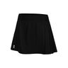 Court Pleated Rok Dames-Zwart