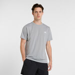 New Balance Kleding New Balance Short Sleeve T-shirt Heren-Grijs