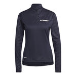adidas Kleding adidas Multi Half-Zip Longsleeve Dames - donkerblauw, 