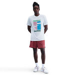 Nike Kleding Nike Court Dri-Fit Tee Court T-shirt Heren-wit