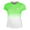 Crew Gradiant T-shirt Dames-Neongroen,Wit