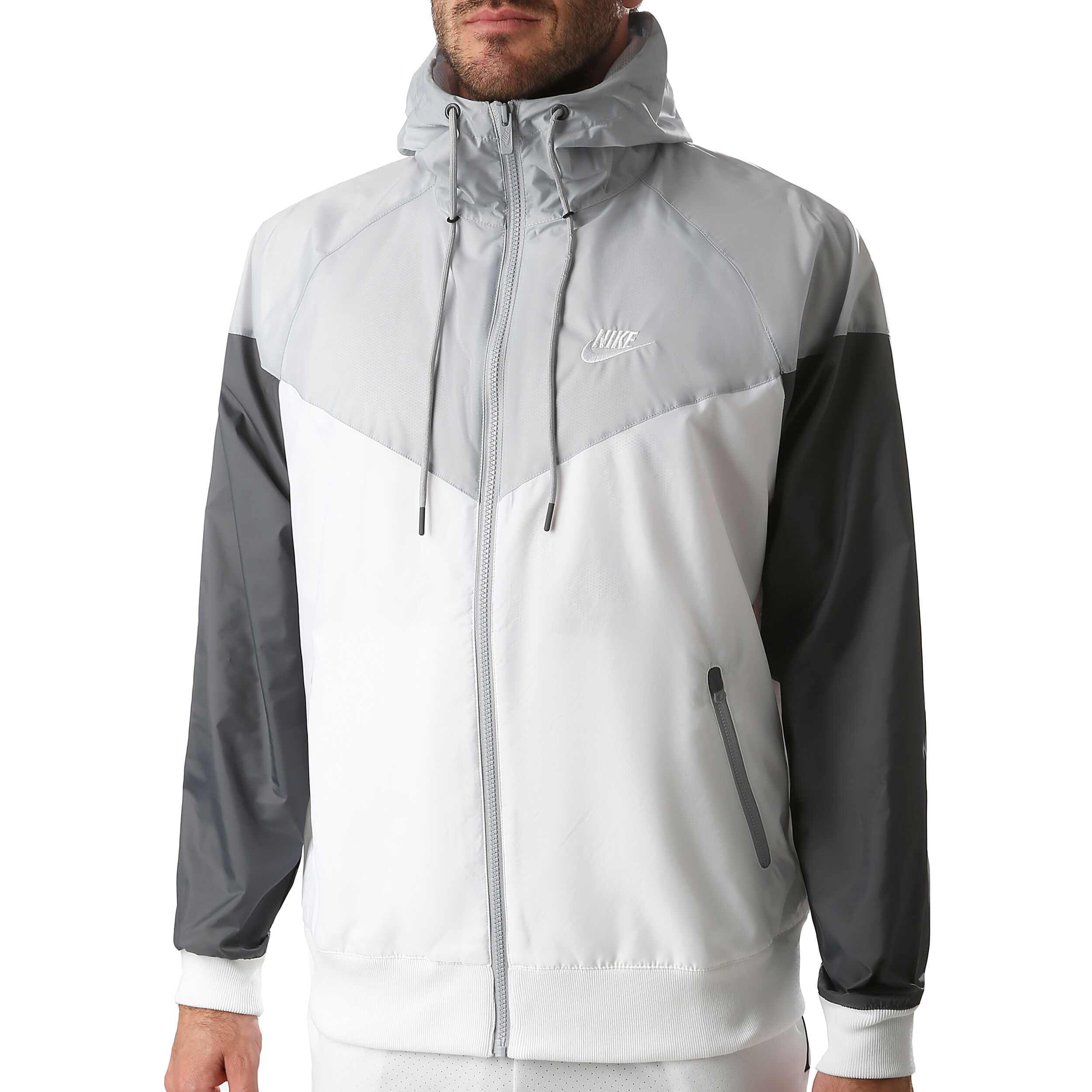 nike windrunner zwart wit