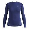 Performance WarmCrew Longsleeve Dames-blauw