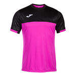 Joma Kleding Joma Montreal T-shirt Heren - pink, zwart