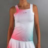 Breeze Tanktop Dames-Neonroze,Wit