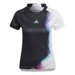 adidas Kleding adidas World Cup T-shirt Dames-Zwart,Wit