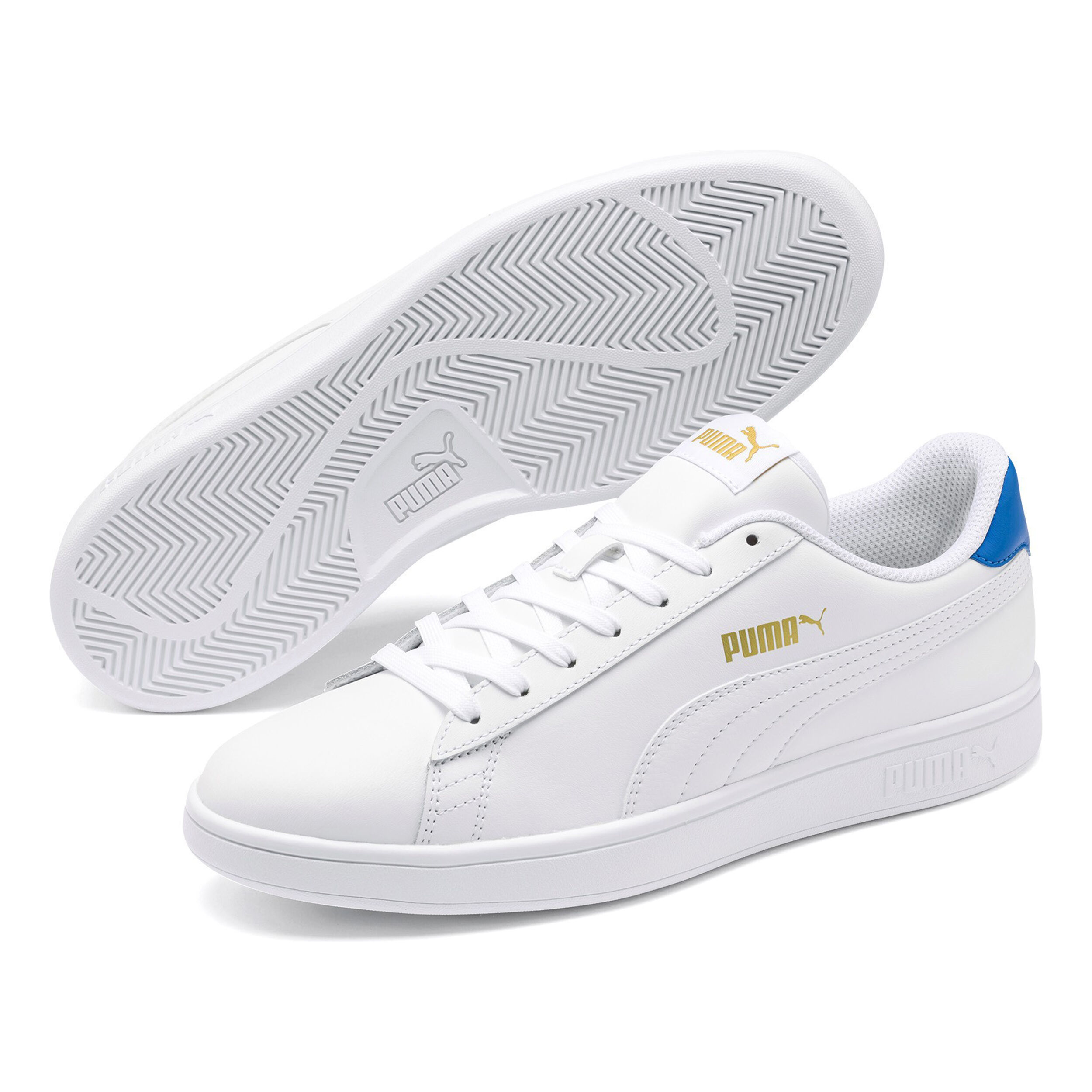 Puma smash blue sale