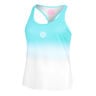 Crew Gradiant Tanktop Dames-Turkoois,Wit