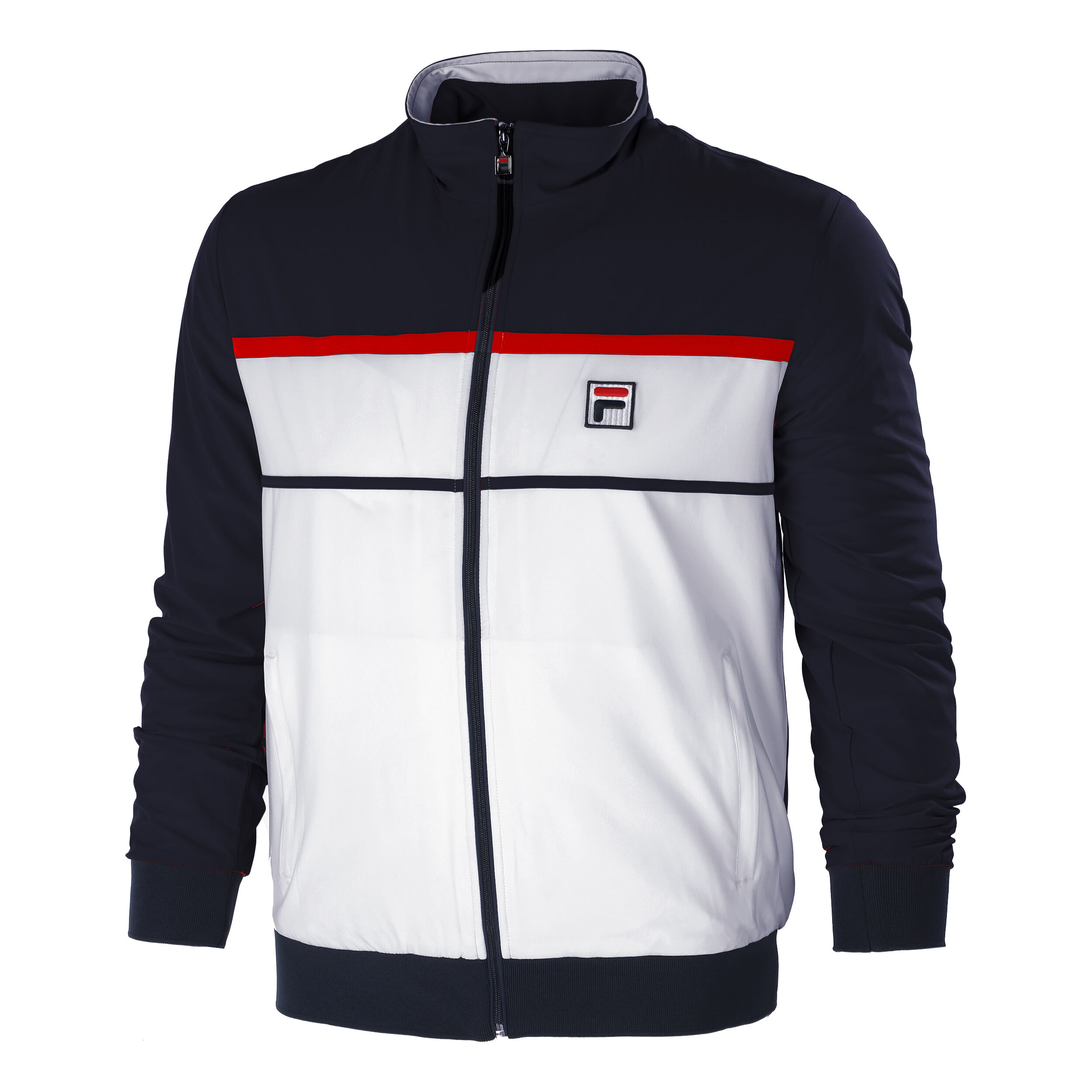 Buy Fila Max Trainingsjack Heren Wit Donkerblauw online Tennis Point NL