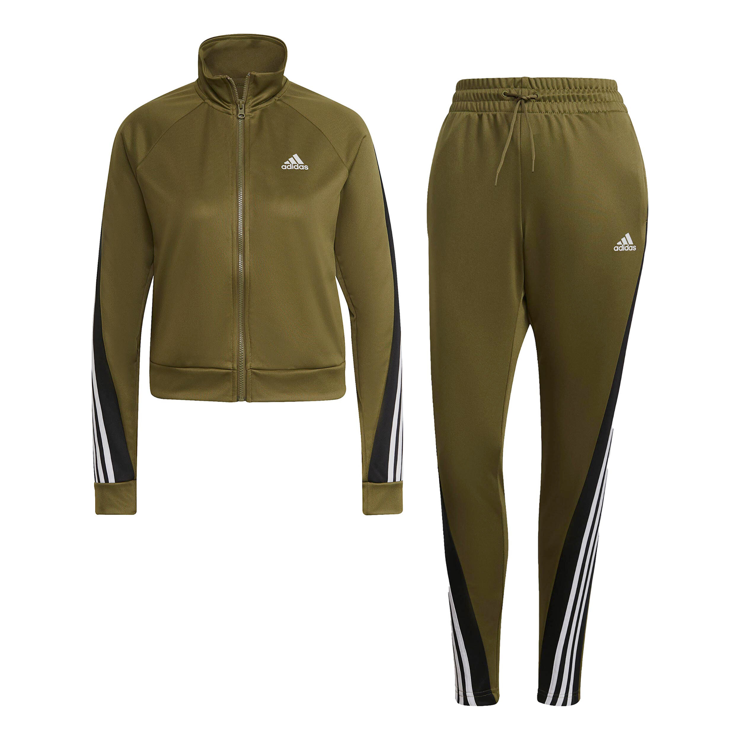 Buy adidas Teamsport Trainingspak Dames Olijf Wit online Tennis Point NL