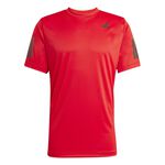 adidas Kleding adidas Club 3Stripes T-shirt Heren - rood, 