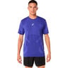 Road Seamless Hardloopshirt Heren-blauw, paars