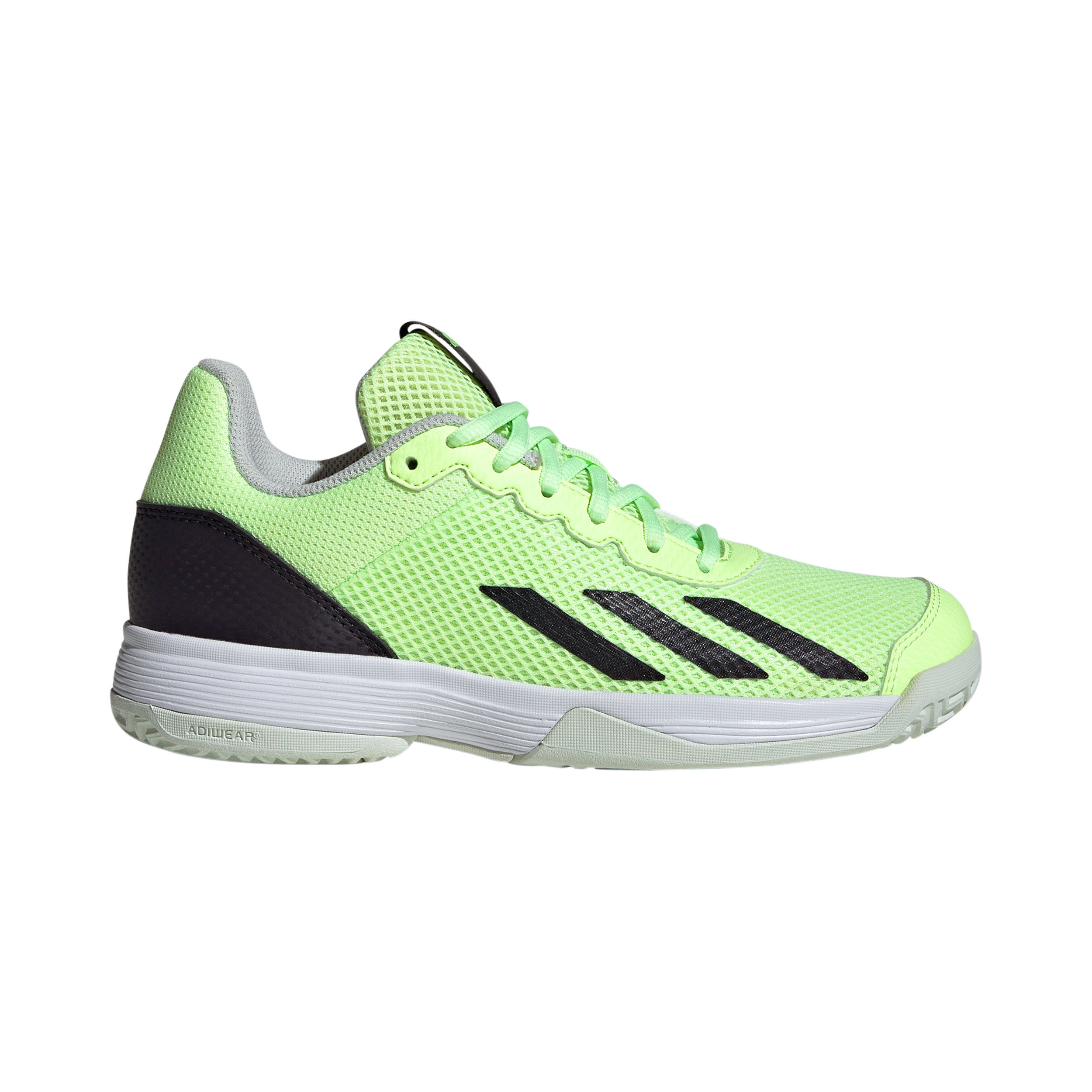 Buy adidas Courtflash Allcourt Schoen Kinderen Lichtgroen Zwart online Tennis Point NL