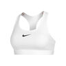 Swoosh Medium Sport-bh Dames-Wit