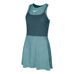 Nike Kleding Nike Court Dri-Fit Slam Jurk Dames-Petrolblauw