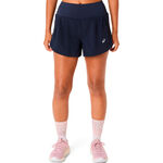 ASICS Kleding ASICS Road 3.5in Hardloopshorts Dames-donkerblauw