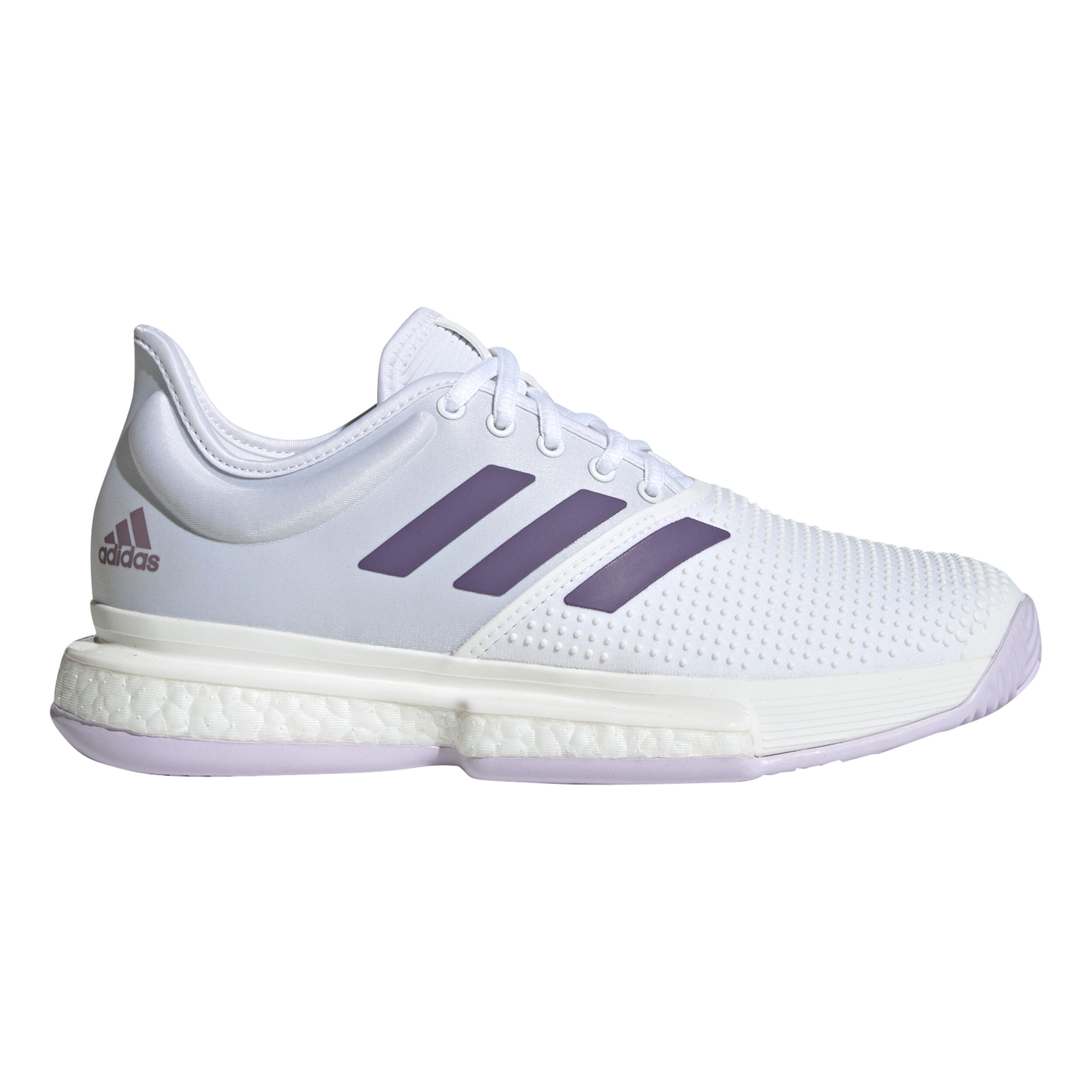 Sole Court Boost Gravelschoen Dames Wit Mauve