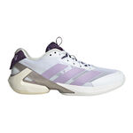 adidas Tennisschoenen adidas Adizero Ubersonic 5 Allcourt Schoen Dames-Wit,Mauve
