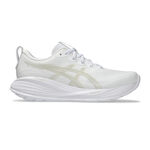 ASICS Hardloopschoenen ASICS Gel-Cumulus 27 Neutrale Schoen Dames-Wit,Grijs