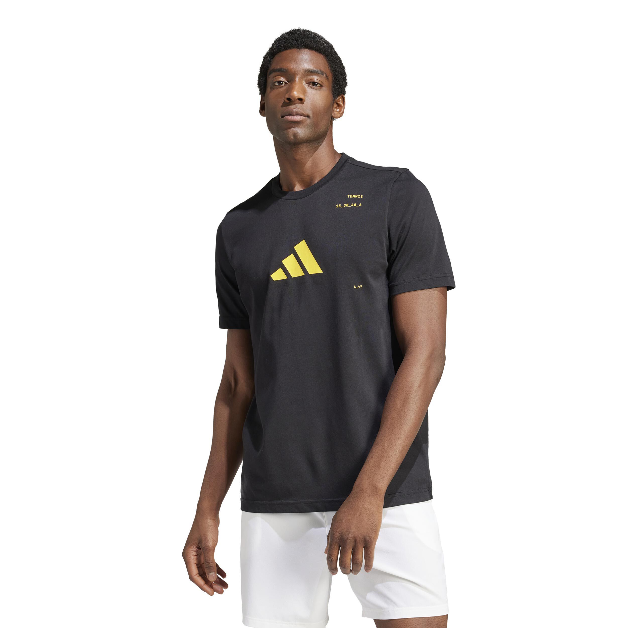 Buy adidas Tennis CAT T shirt Heren Zwart online Tennis Point NL