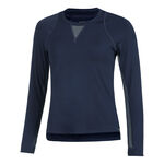 Lucky in Love Kleding Lucky in Love High Low Breezy Longsleeve Dames - donkerblauw, 