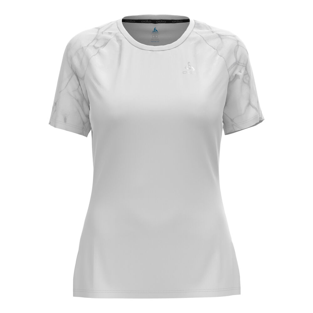 Odlo Essential Print Crew Neck Hardloopshirt Dames