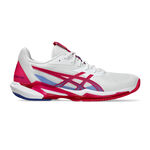 ASICS Tennisschoenen ASICS Solution Speed FF 3 Allcourt Schoen Dames-Wit,Berry