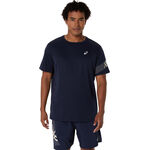 ASICS Kleding ASICS Icon Hardloopshirt Heren-Donkerblauw