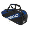 Team Racquet Bag M Rackettas 6 Stuks-Zwart,Blauw